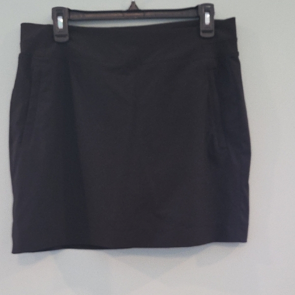 Black A-Line Mini Skorts for Work - Picture 7 of 13